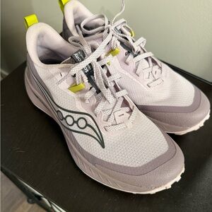 Saucony Women's Athletic Shoes - Soft Lavender and Yellow